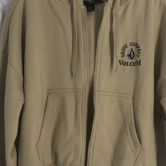 WOMEN’S STONE CO GET UP ZIP Graphic HOODIE with Tropical Sunset Design XS NWT - Picture 4 of 5